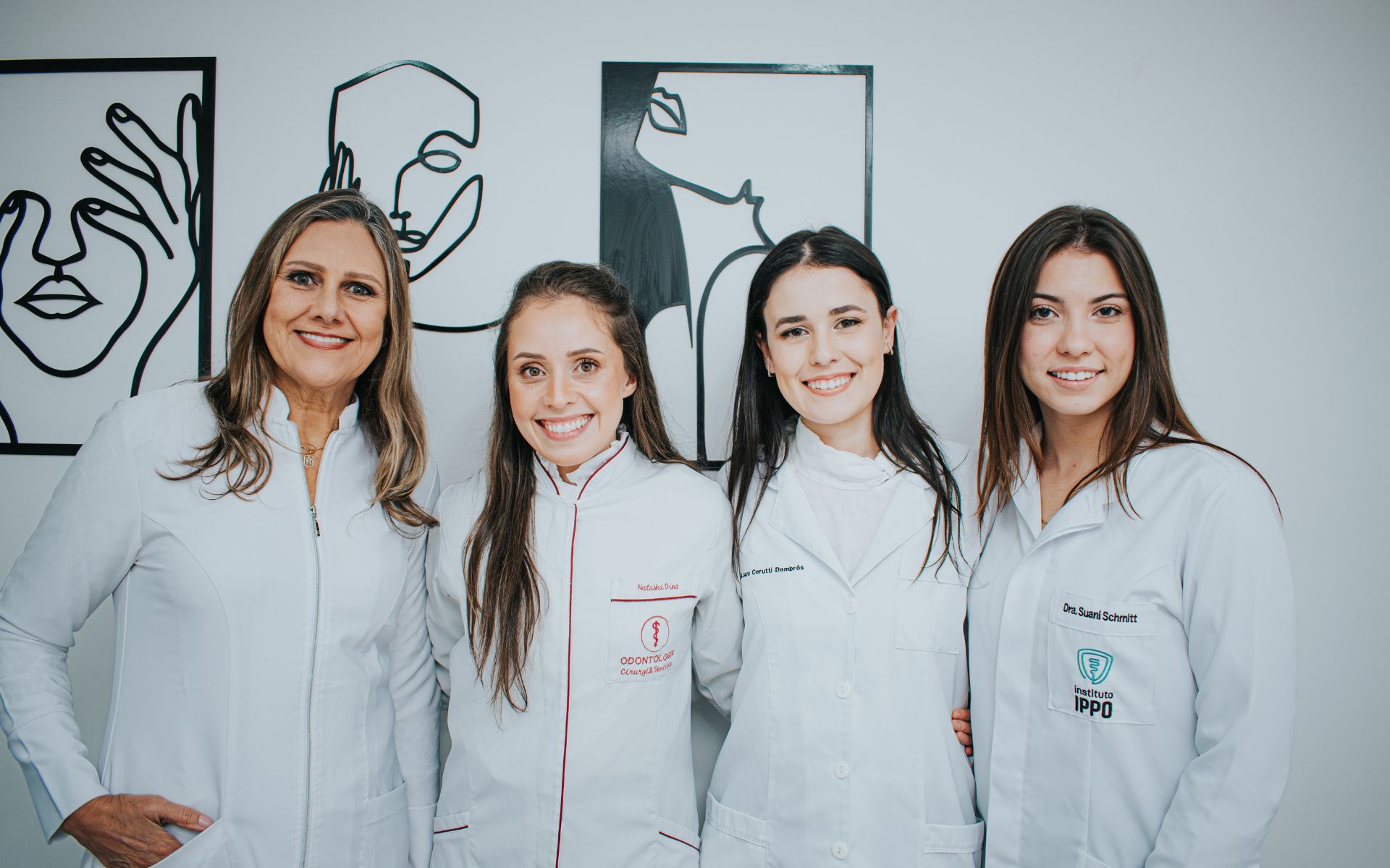 Equipe de dentistas da Clínica Odonto Vitta em Florianópolis